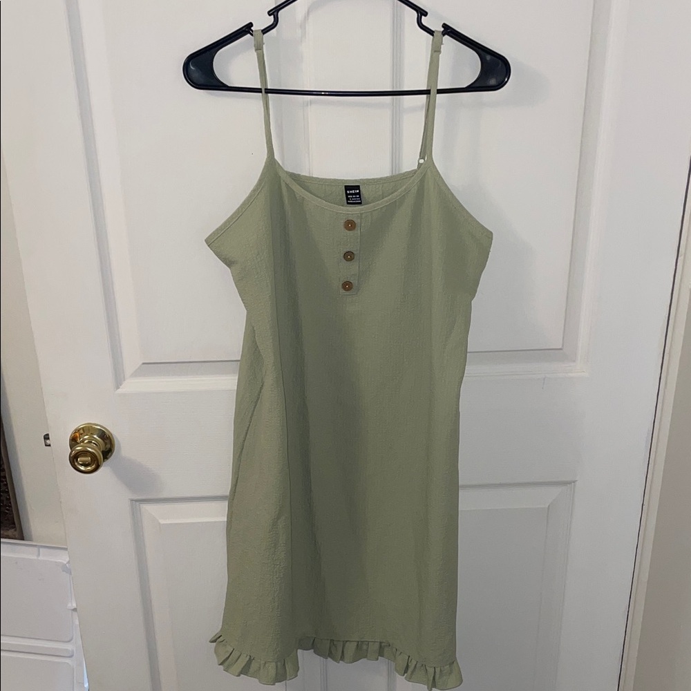 SHEIN Light Green Textured Top